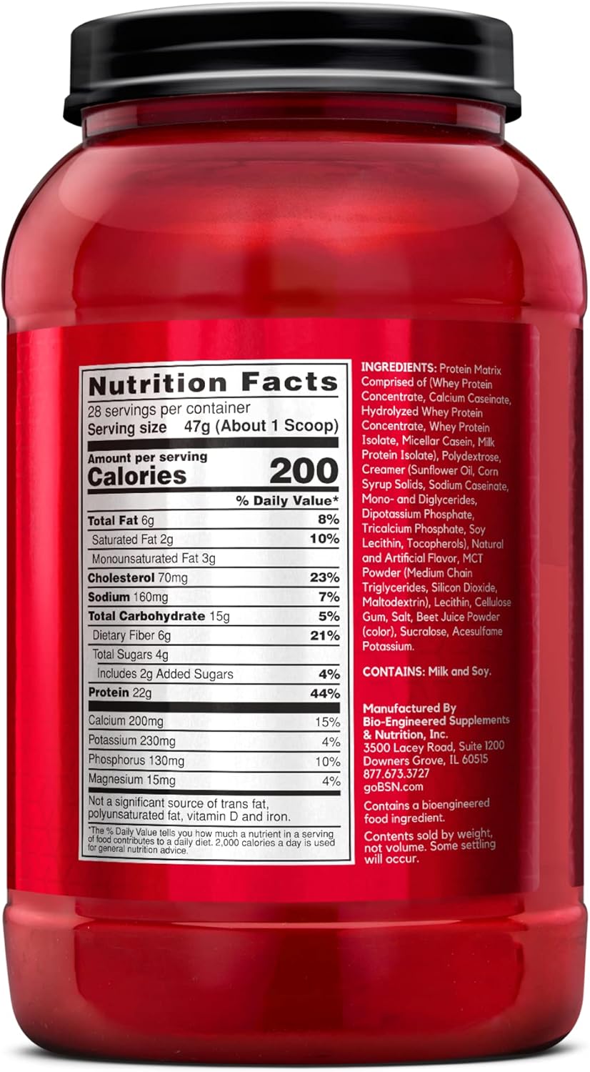 BSN SYNTHA-6 Whey Protein Powder, Vanilla Protein Powder with Micellar Casein, Milk Protein Isolate Powder, Vanilla Ice Cream, 28 Servings (Package May Vary)