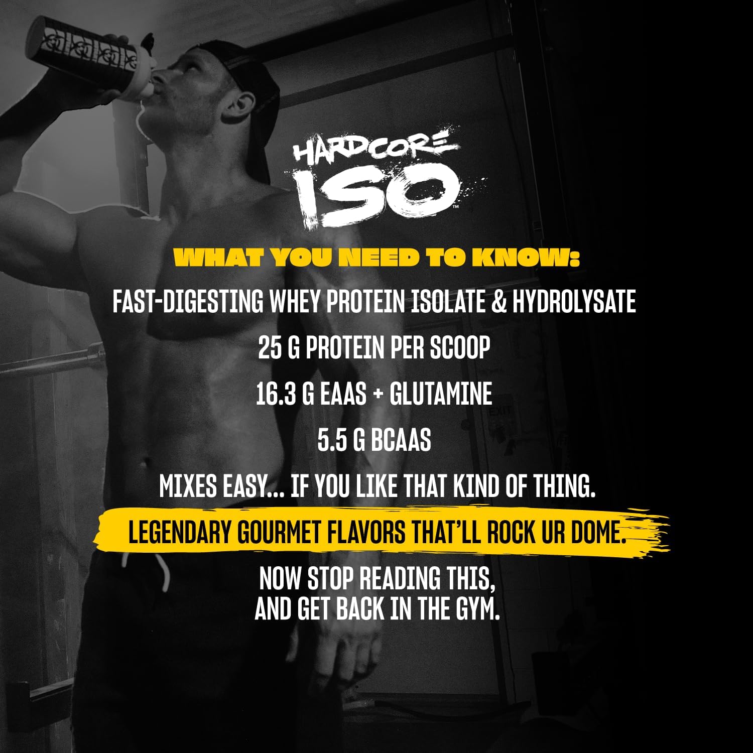 MUTANT HARDCORE ISO |hardcore protein formula - whey protein Isolate powder - Triple Chocolate, Vanilla Ice Cream, Cookies & Cream - 2.27 kg
