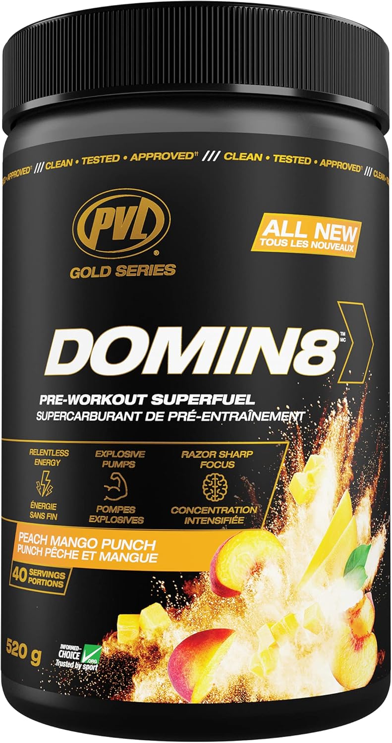 DOMIN8 ARCTIC BLUE SLUSH, MANGO PUNCH, KNOCK OUT 520 g