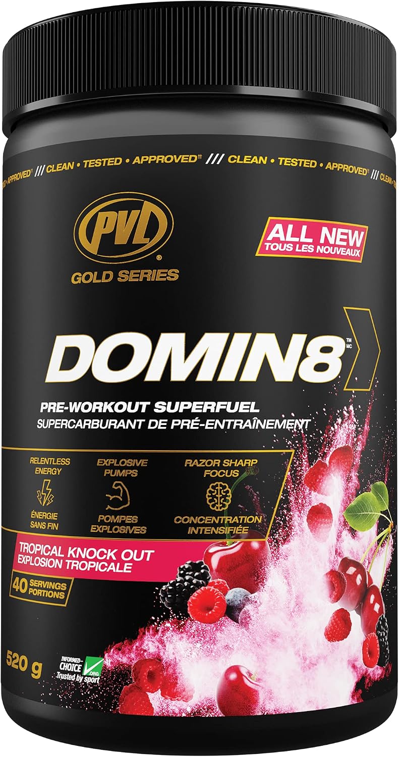 DOMIN8 ARCTIC BLUE SLUSH, MANGO PUNCH, KNOCK OUT 520 g
