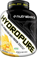 Nutrabolics Hydropure, 100% Hydrolyzed Whey Protein, Extreme Chocolate/ Peach Mango Smoothie 4.5 Pound