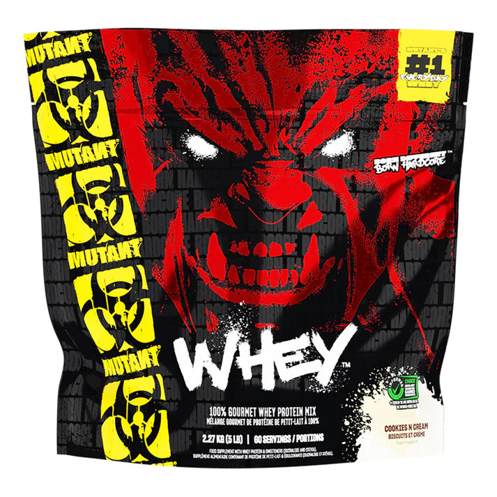 MUTANT WHEY |hardcore protein formula - whey protein powder - Triple Chocolate, Vanilla Ice Cream, Cookies & Cream - 2.27 kg