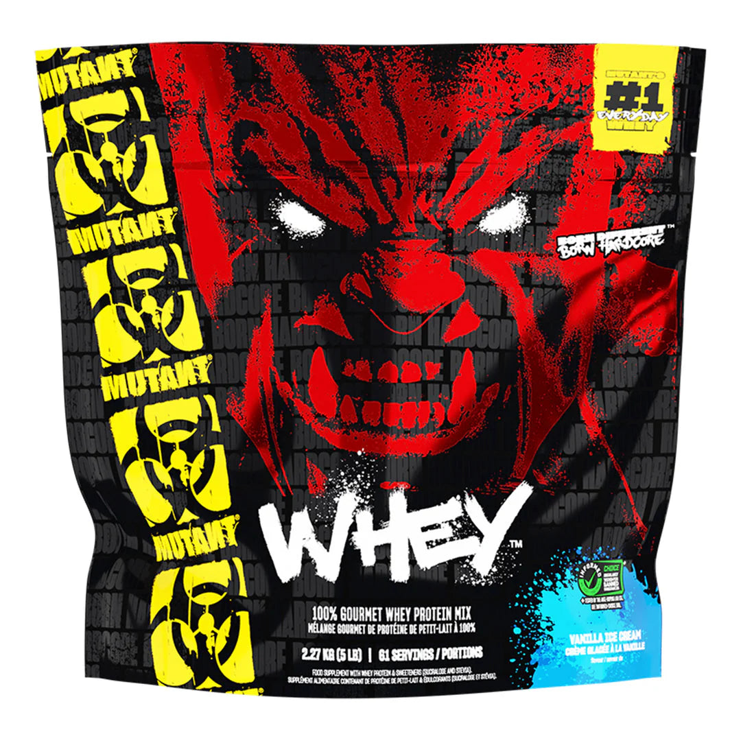 MUTANT WHEY |hardcore protein formula - whey protein powder - Triple Chocolate, Vanilla Ice Cream, Cookies & Cream - 2.27 kg
