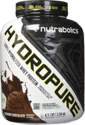 Nutrabolics Hydropure, 100% Hydrolyzed Whey Protein, Extreme Chocolate/ Peach Mango Smoothie 4.5 Pound